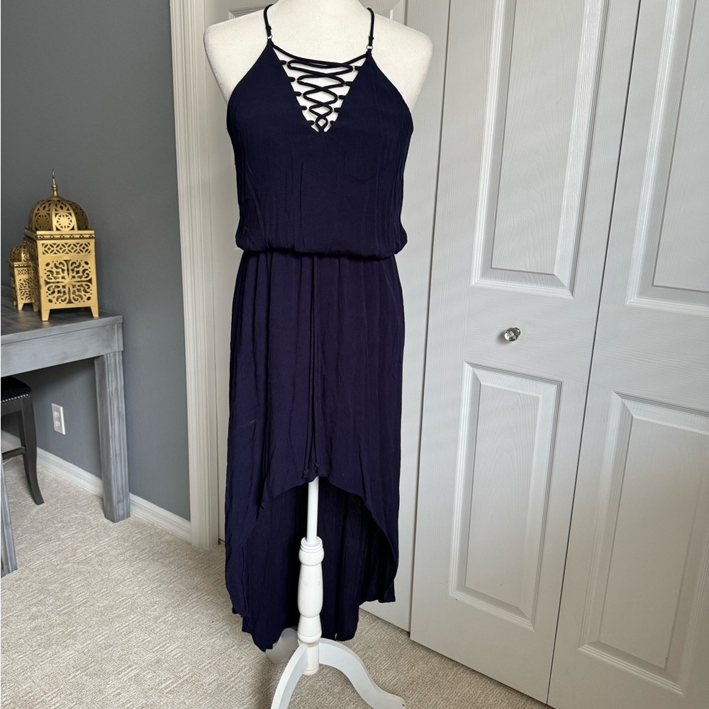 BISOU BISOU | Women’s Dress | Size 2 | Navy blue